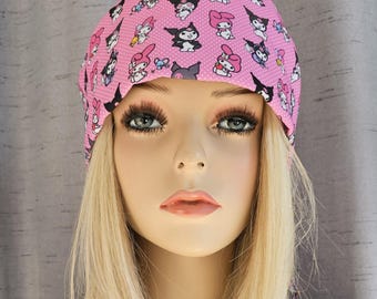 Krmi and my Mldy Pink Medical Nurse Scrub Cap with 2 size selections
