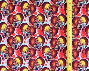 Chakie and Tipany Love Fabric ( 2 Size Selections - 18" x 58" and 36" x 58") Brand NEW