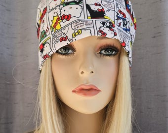 HK Comic Style Medical Nurse Scrub Cap with 2 size selections