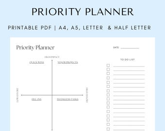 Weekly Task Priority Matrix, Eisenhower Matrix, Decision Matrix ...