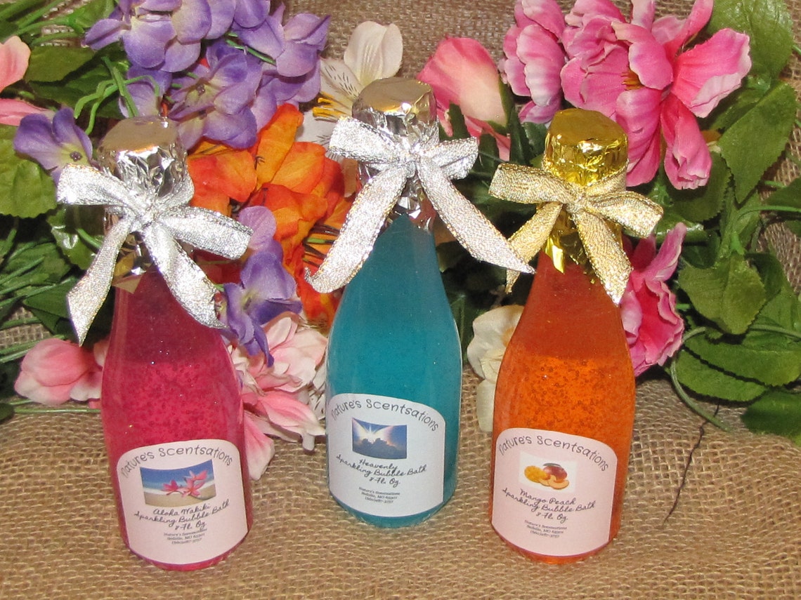 Sparkling Champagne Bubble Bath Assorted Fragrances You Pick Etsy
