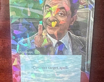 MtG Magic the Gathering Mr Bean Contra-mágica em Foil