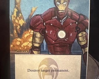 Mtg Magic the Gathering Iron Man Vindicate - Etsy