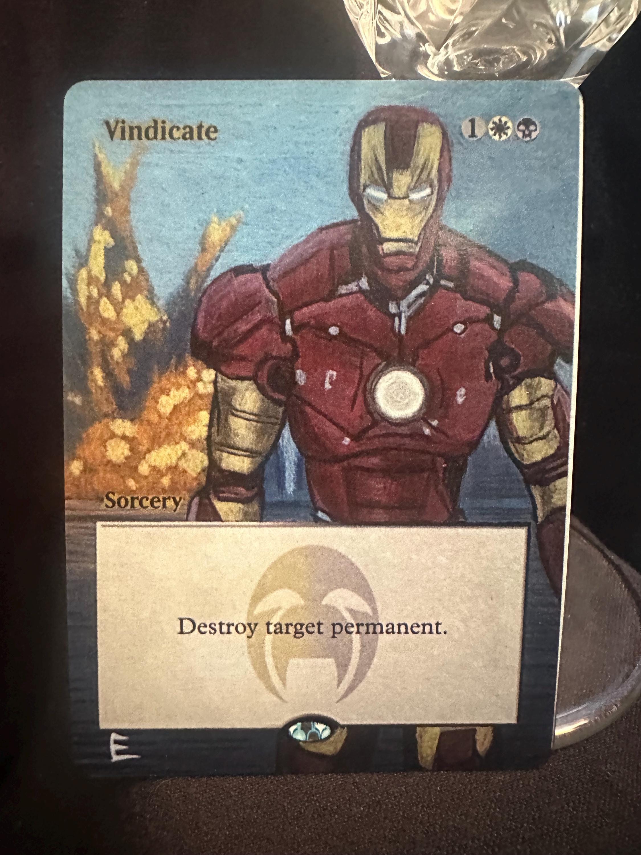 Mtg Magic the Gathering Iron Man Vindicate - Etsy