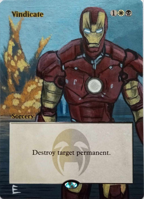 マジック：ザ・ギャザリング MTG Iron Man nonFOIL MTG Marvel Secret Lair Iron Man Sealed Presale Ships ASAP | eBay