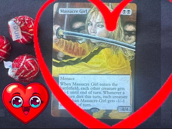 Mtg Magic the Gathering Kill Bill Massacre Girl - Etsy