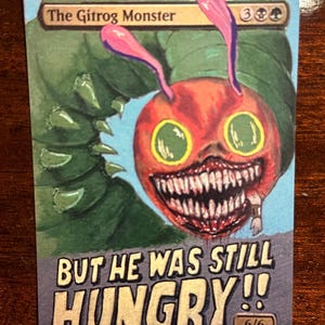MtG Magic the Gathering Hungry Hungry Raupe Das Gitrog Monster