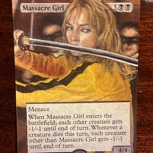 MtG Magic the Gathering Kill Bill Massacre Girl