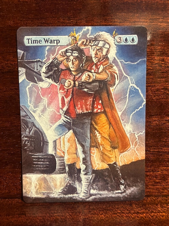 Mtg Magic the Gathering Back to the Future Timewarp - Etsy