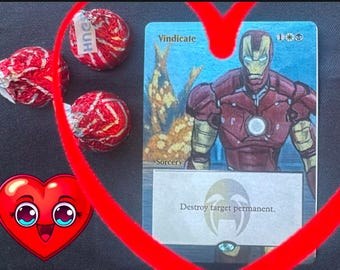 Mtg Magic the Gathering Iron Man Vindicate - Etsy