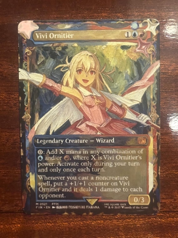 vivi mtg card Did not realize the Jawas were so powerful in the FF universe #MTG #magicthegathering #mtgcommunity #mtgcommander #yugioh #pokemontcg #finalfantasy #finalfantasy7 #finalfantasy9 #mtgambassador Whenever you cast a noncreature spell Vivi Orunitia MTG - Magic: