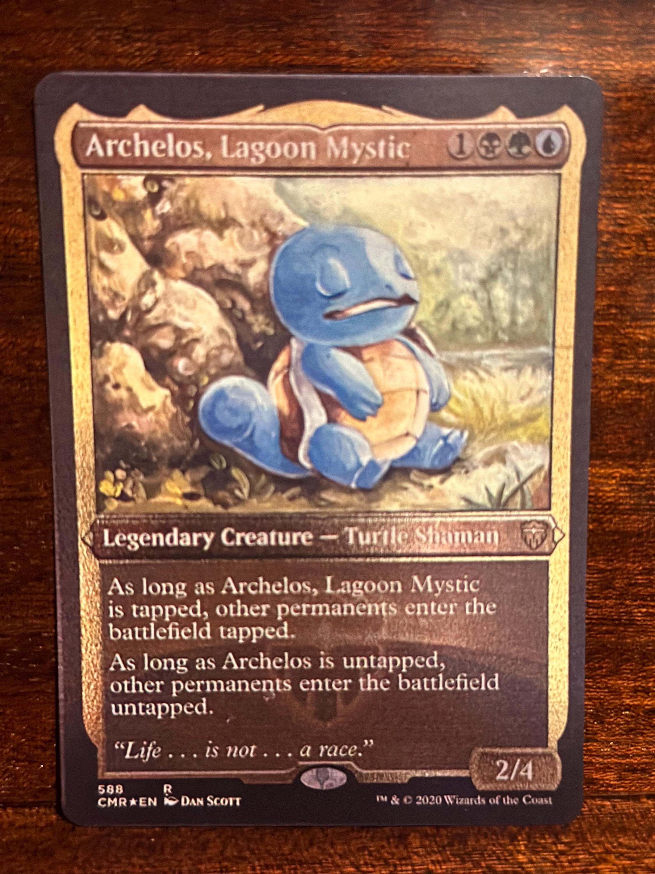 Mtg Magic the Gathering Pokemon Squirtle Archelos, Lagoon Mystic - Etsy