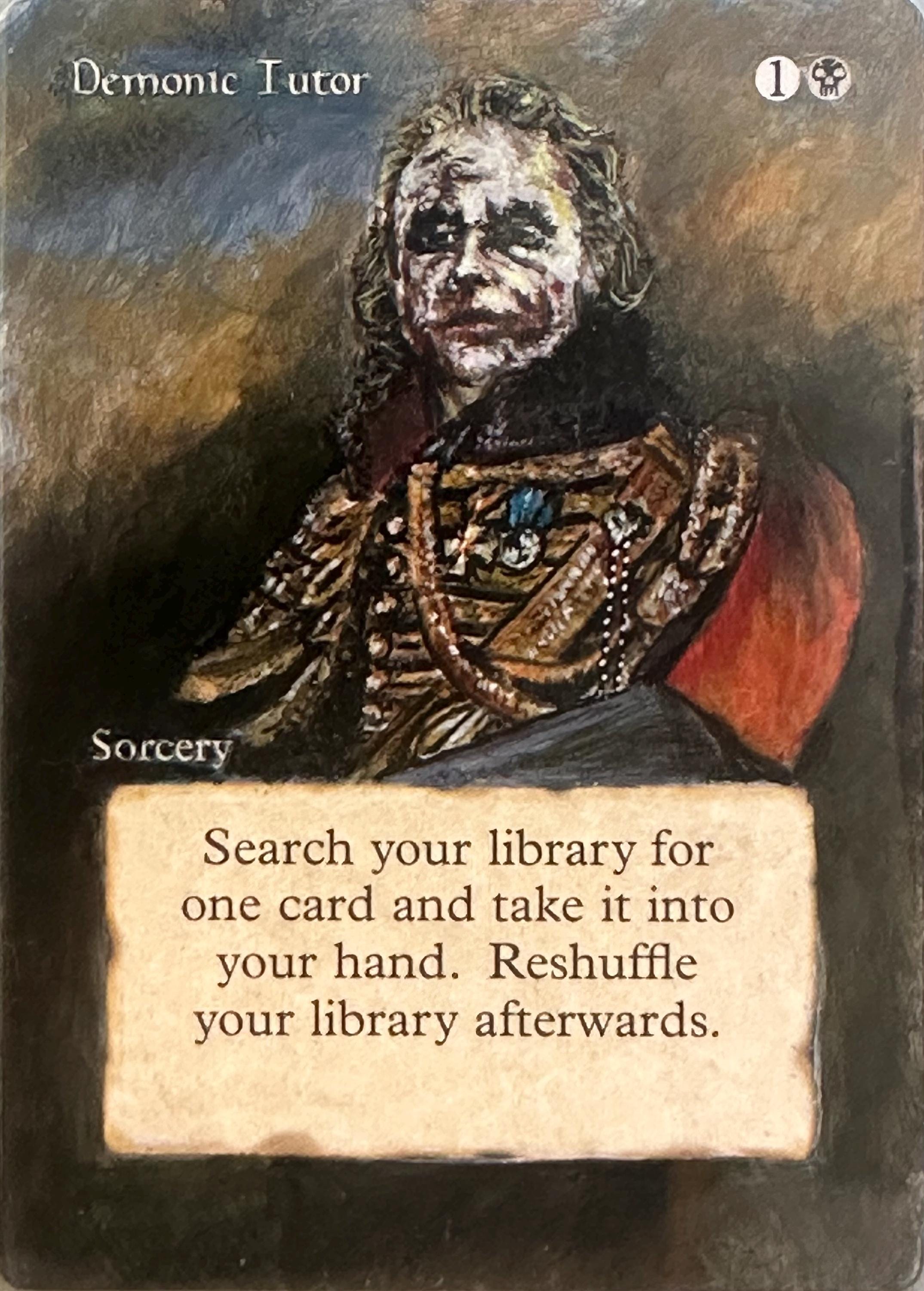 demonic tutor mtg card [Judge Gift Cards 2008] This is of Uncommon rarity Demonic Tutor (Strixhaven Mystical Archive)