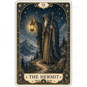 Major Arcana tarot card watercolor clipart preview 6