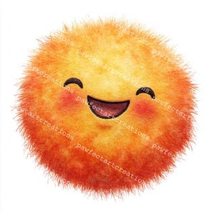 30 Flauschige Emoji Emoticons Clipart, Smiley Clipart, Kartenherstellung, Druckbares Aquarell, Hochwertige JPGs, Papierkraft Junk Journal, Digitales Handwerk
