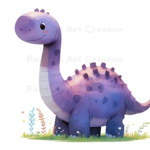 15 dziecięcych kreskówkowych dinozaurów Clipart, Papercraft, zaproszenie na urodziny dinozaura, dziewczęcy Baby Shower Clipart, dziecięcy dinozaur, różowy dinozaur PNG
