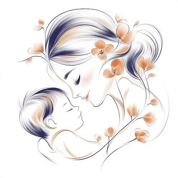 お母さんと一緒(水彩画 ) お母さんと一緒(水彩画 ) 【公式通販】