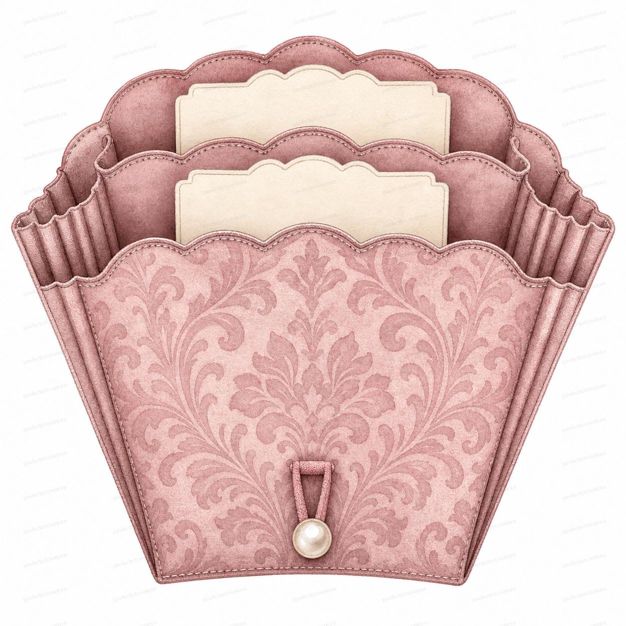 Vintage Accordion File Folder - Etsy