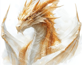 12種類のエレガントな金色のドラゴンのクリップアート、中国のドラゴン