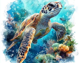 油絵 絵画 【海森のウミガメ】 油絵 絵画【海森のウミガメ】 絵画 HR 通販 16211126｜Creema(クリーマ)