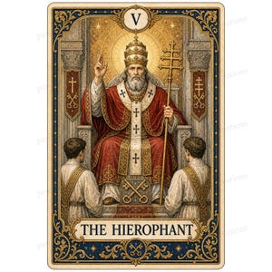 Major Arcana tarot card watercolor clipart preview 20