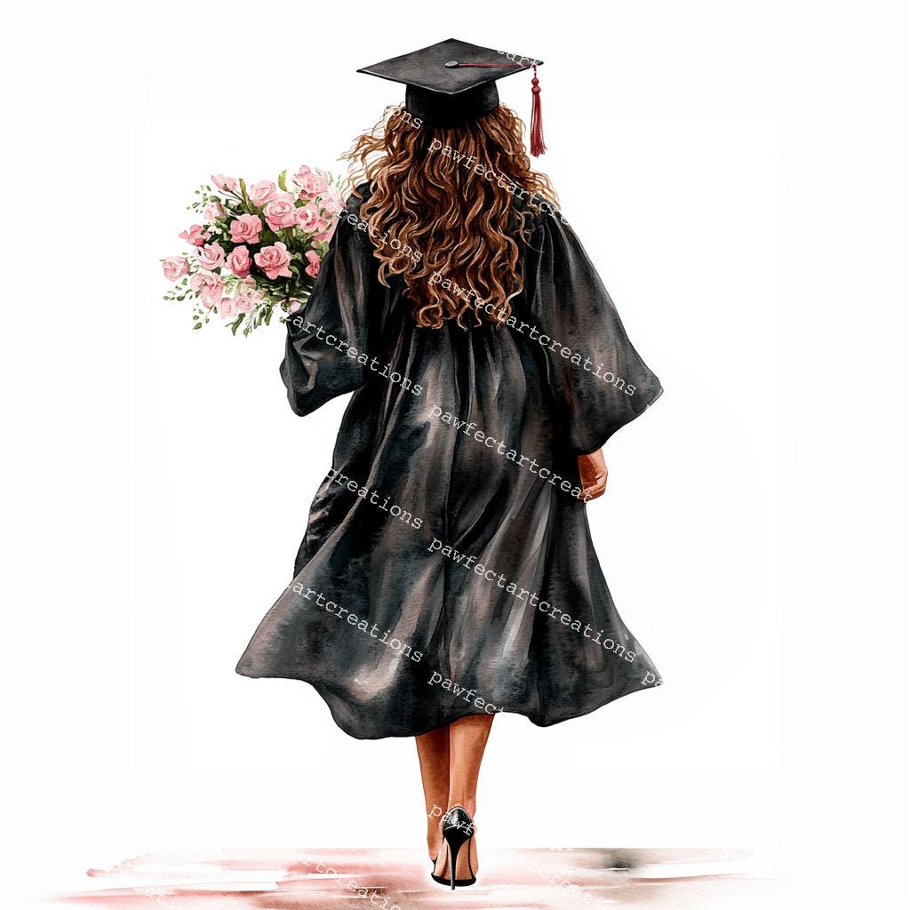 Niña de graduación png - Etsy México, image size:1024x1024