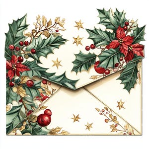 12 sobres navideños vintage, imágenes prediseñadas, sobres retro, acuarela imprimible, archivos JPG de alta calidad, manualidades de papel, diario basura, manualidades digitales