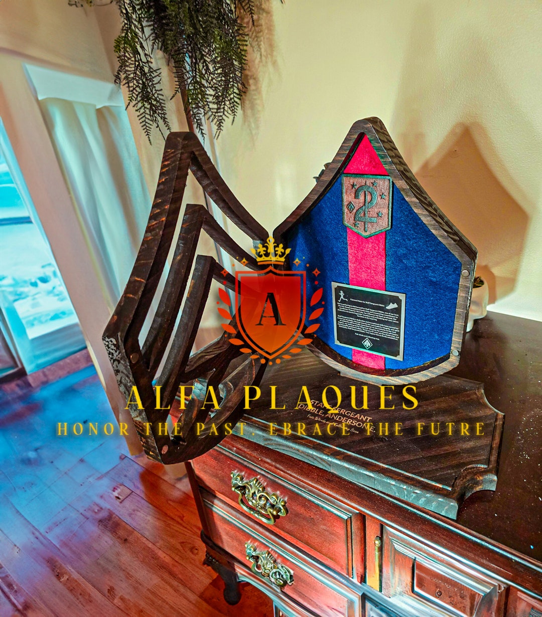 Marine Corps Desktop Insignia Shadow Box Display 14 X 12 Military ...