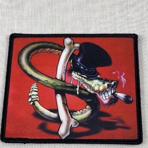 Slash’s Snakepit Sew On Iron Patch. Guns N Roses. It’s Five O Clock Somewhere.