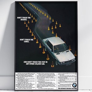 BMW M5 520i Poster Art Print, Concord Poster Art Print, Wanddekoration, Garagenkunst, BMW Auto Enthusiast Dekoration, Geschenk für Papa, Geschenk für Sohn