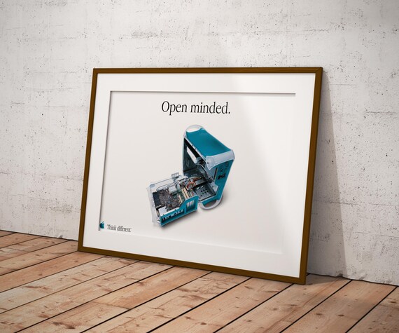 Apple Imac 1999 Vintage Poster Retro Tech Advert Art Print