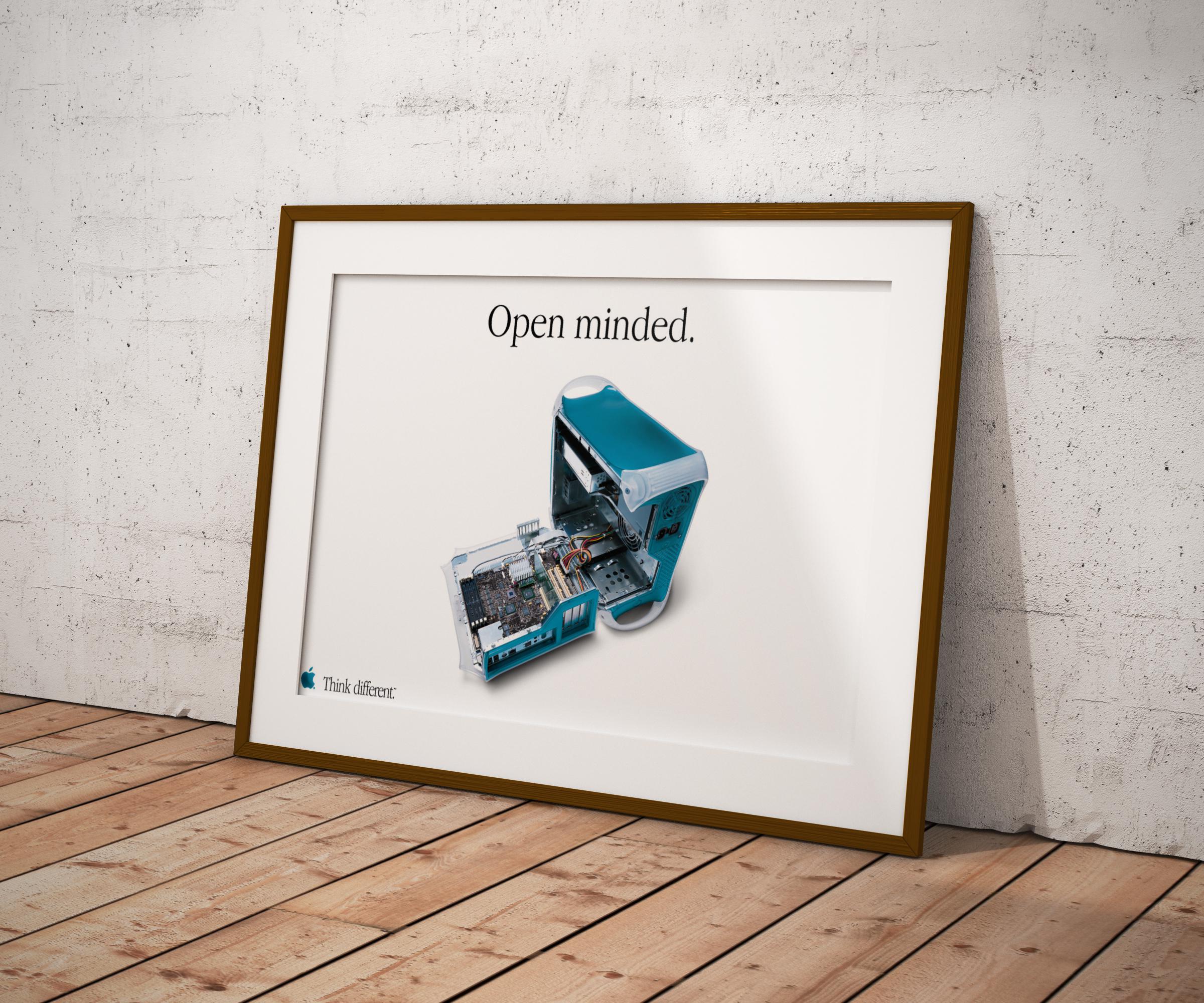 Apple Imac 1999 Vintage Poster Retro Tech Advert Art Print