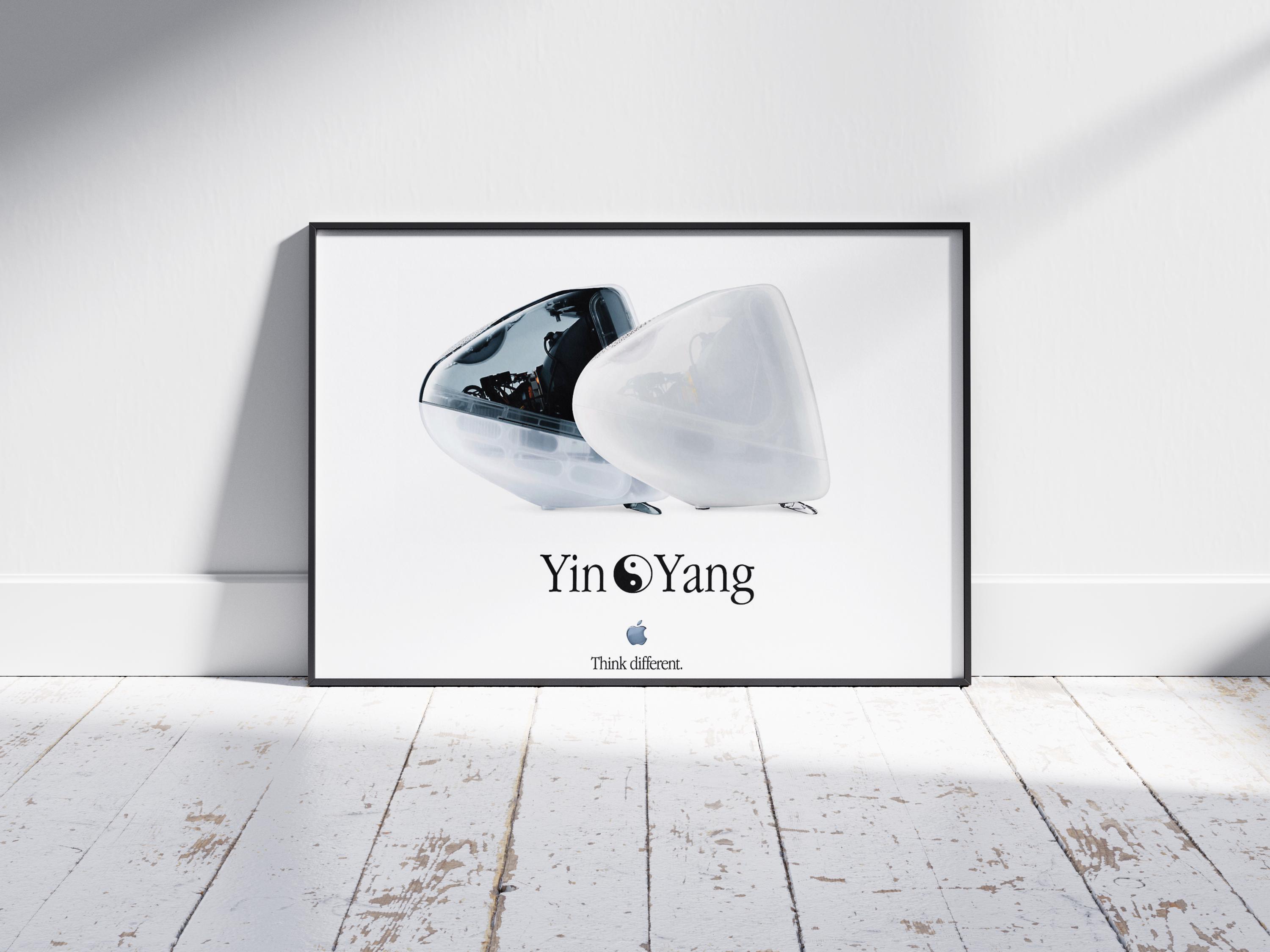 Apple Imac 2000 Vintage Poster Retro Tech Advert Art Print