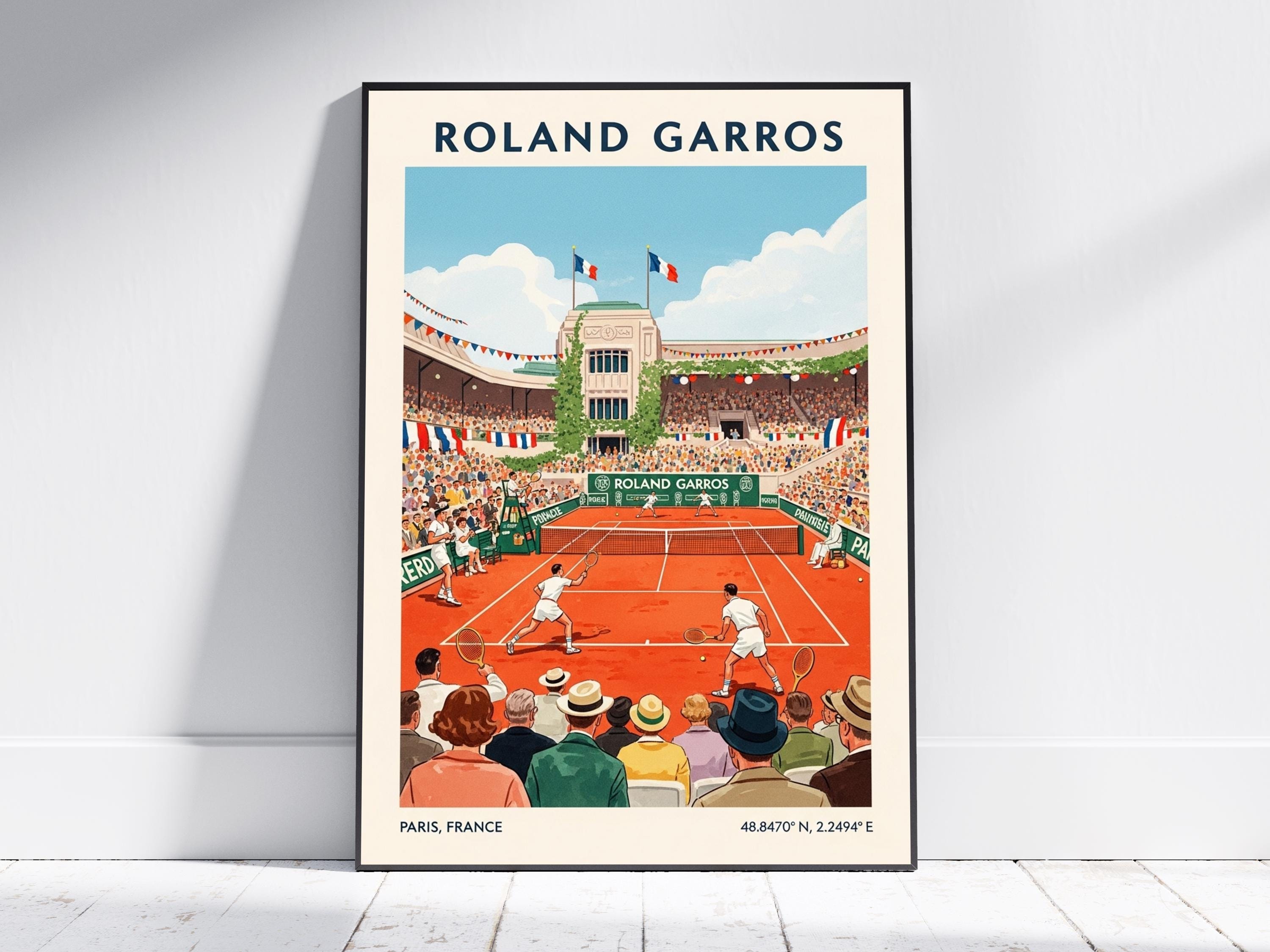 Affiche Officielle Roland Garros 2007 Par Kate Shepherd - Neuve, France