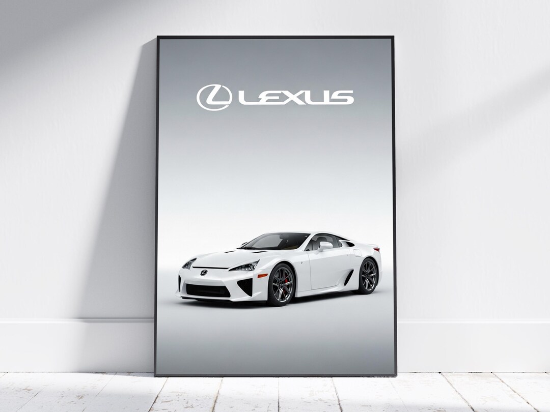 Lexus LFA オーナーズクラブ 10周年記念写真集 Lexus LFA Pearl White Poster – Contemporary Automotive Art
