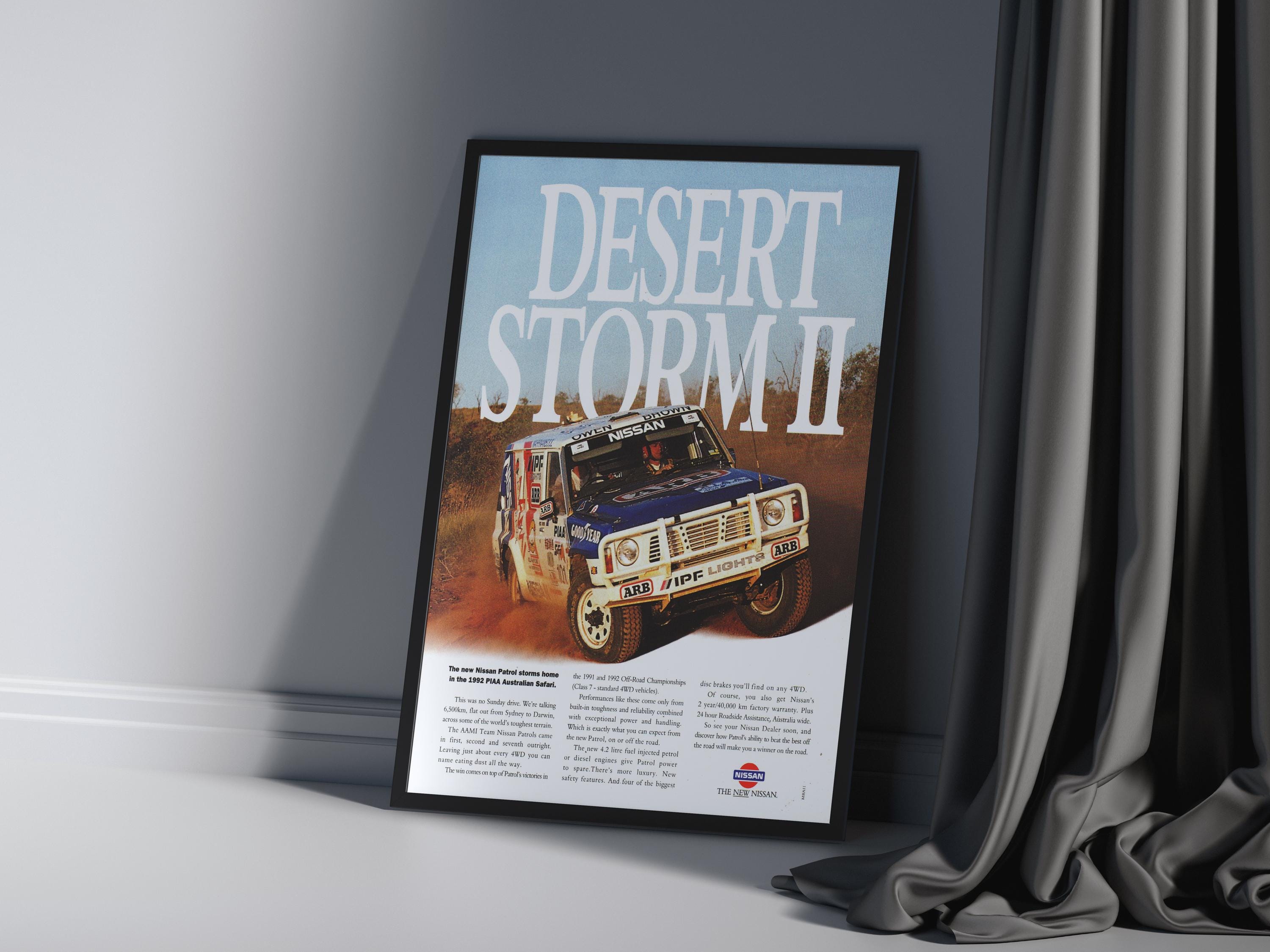 Nissan Patrol Poster Advert Vintage Retro Classic Art Print