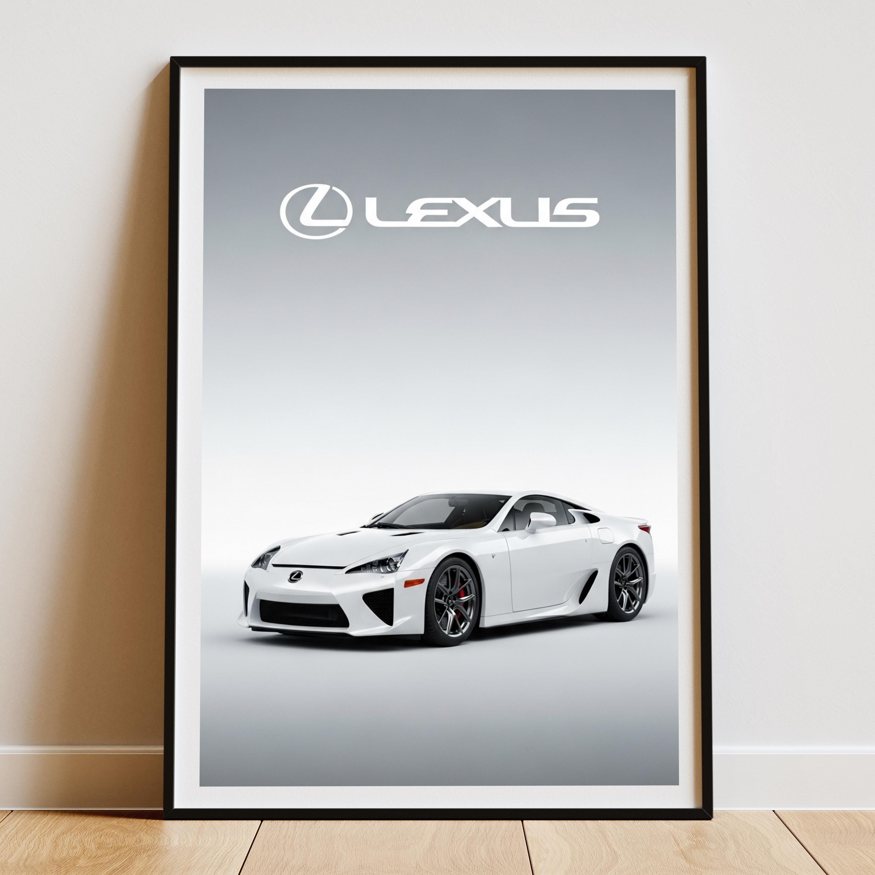 Lexus LFA オーナーズクラブ 10周年記念写真集 Lexus LFA Pearl White Poster – Contemporary Automotive Art