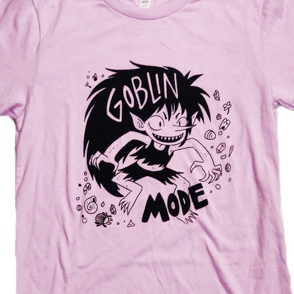 Goblin Mode super soft hand screen printed t-shirt