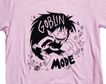 Goblin Mode super soft hand screen printed t-shirt
