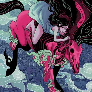 Ride the Night Mare dark fantasy 8x12 inch art print