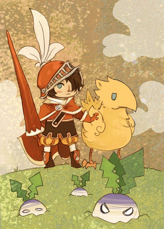 Onion Knight 5x7 print Etsy