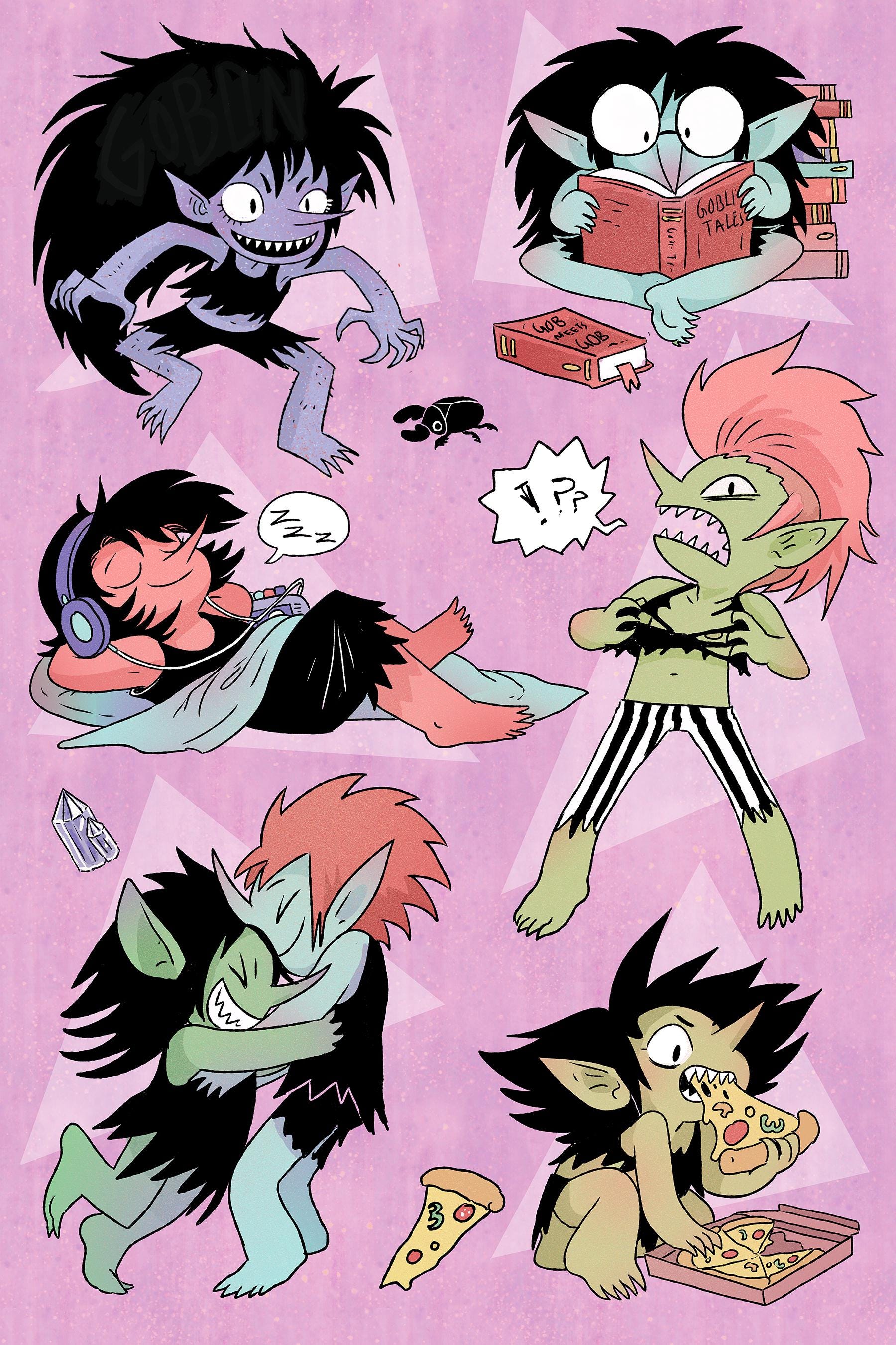 Goblin Time 8x12 Art Print - Etsy