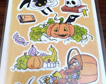 Halloween Season Sticker Sheet