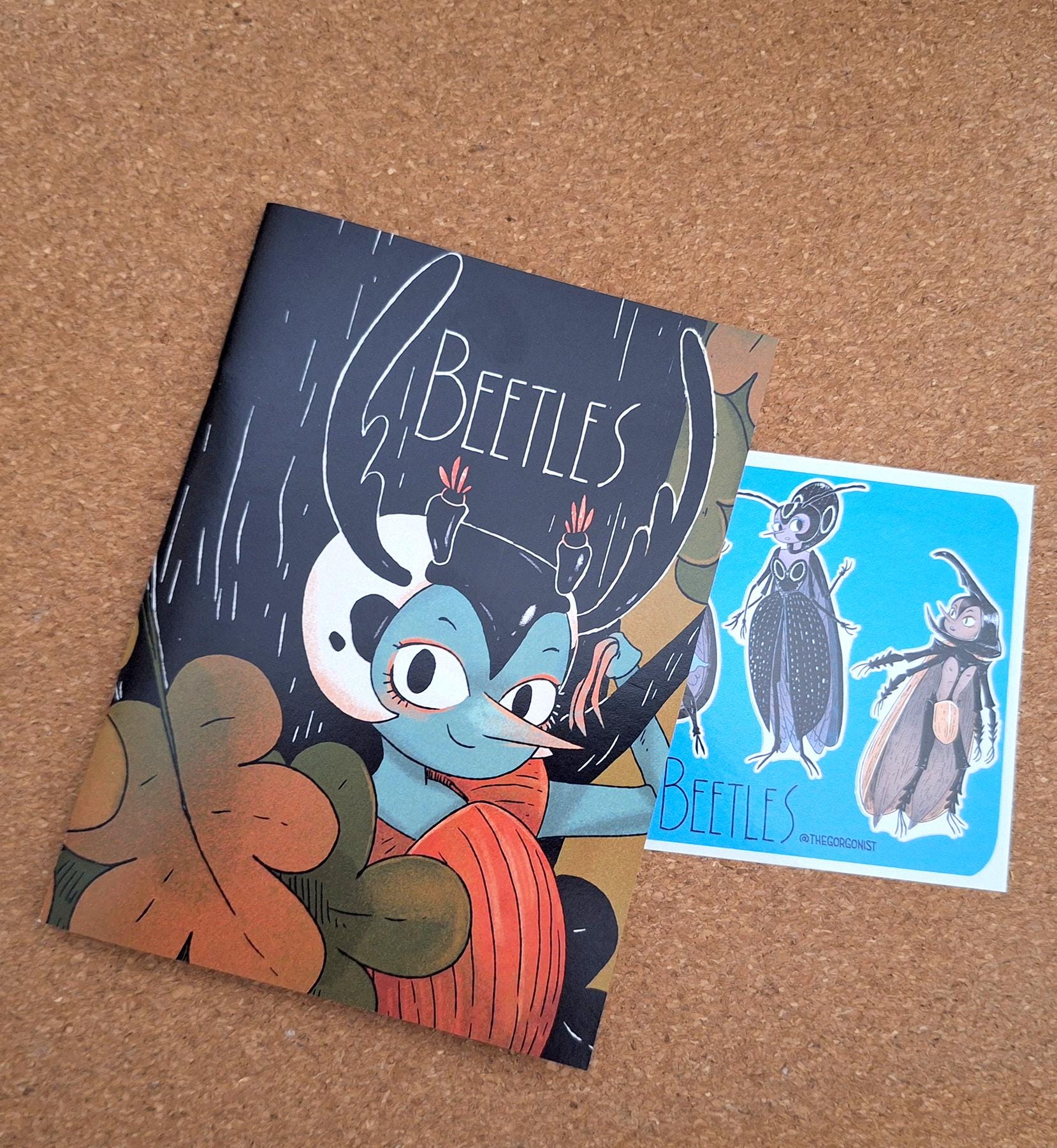 Beetle Fairies Mini Art Book Zine - Etsy