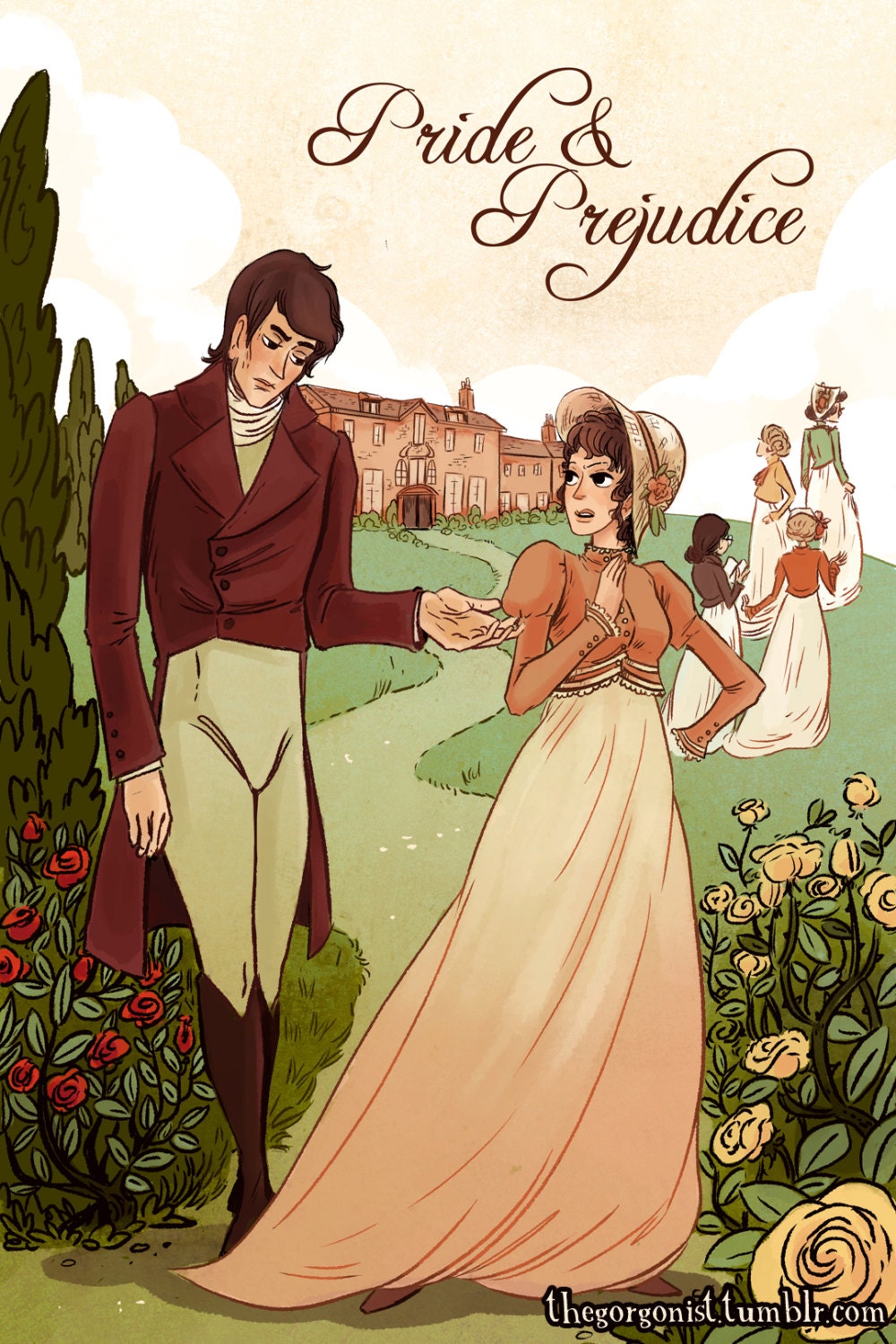 Pride and Prejudice 12x18 Lit Poster - Etsy