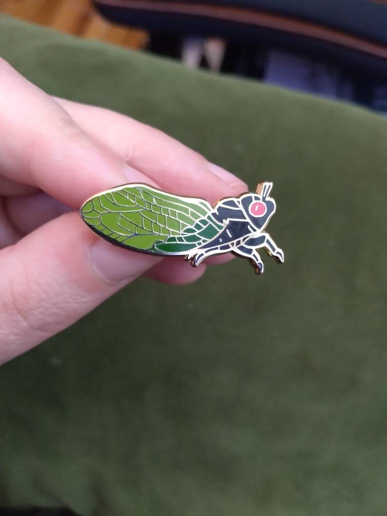Cicada Hard Enamel Pin Etsy Australia