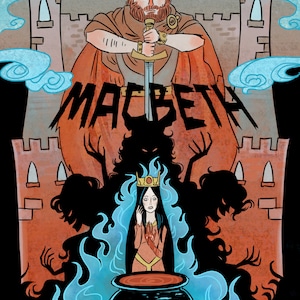 The Scottish Play -- 8x12 Macbeth literature mini poster