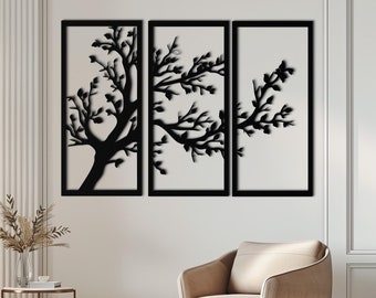 Tree Wall Art Collection | Modern Metal Decor for Nature Lovers