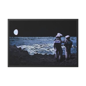2001 A Space Odyssey Poster | Clavius Base Overlook Movie Still Print
