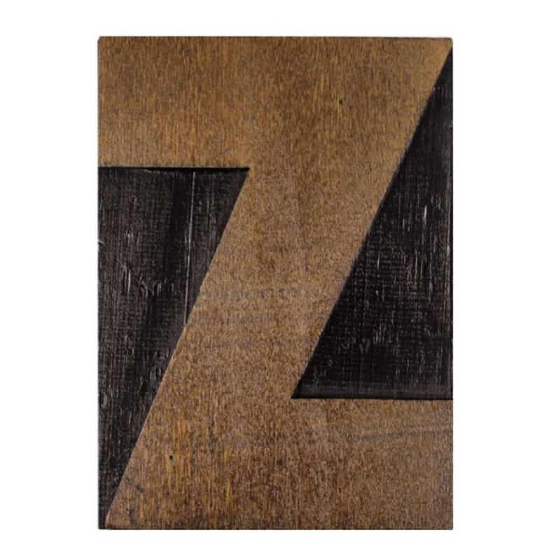 5 Inch Wooden Letter Press Block Replica bild 5